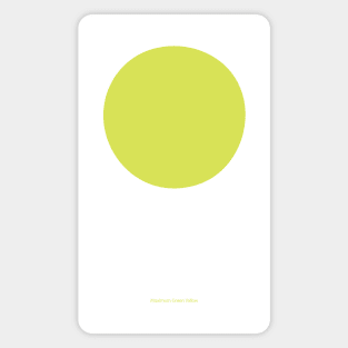 Circular - Crayola Maximum Green Yellow Magnet